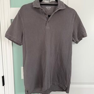 SPADA Men's 100% Cotton Gray Polo Shirt